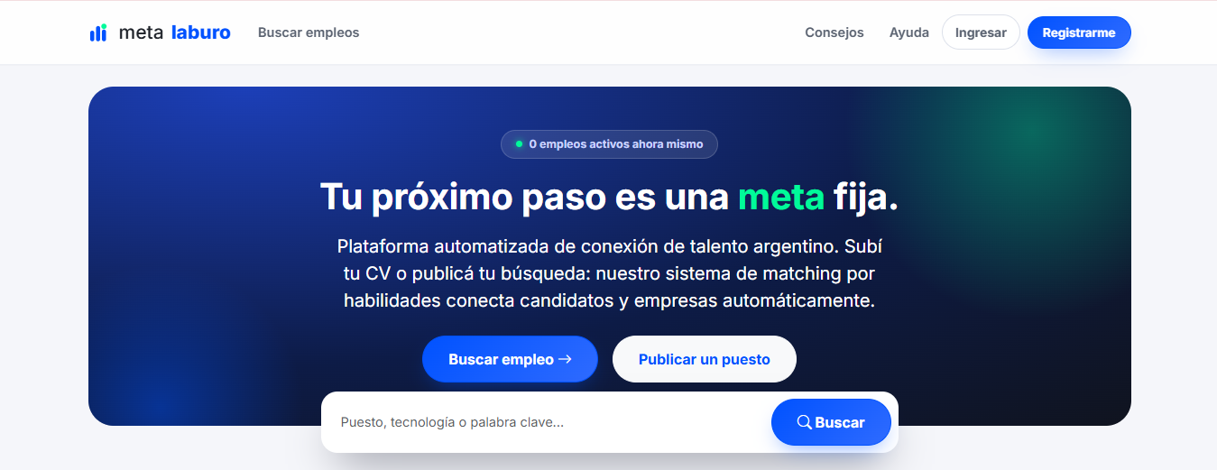 Lancé Meta Laburo: una plataforma de empleo para Santa Rosa y La Pampa